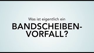 Was ist eigentlich ein Bandscheibenvorfall [upl. by Cartwell]