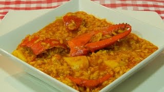 Receta fácil de arroz meloso de bogavante [upl. by Materse]