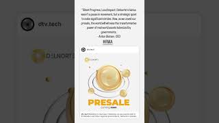 DTV token presale coming soon [upl. by Ahsimot]