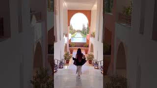 📍Hotel The Oberoi Marrakech 🇲🇦 marrakech travel video shorts luxury viralshorts love [upl. by Ellevart223]