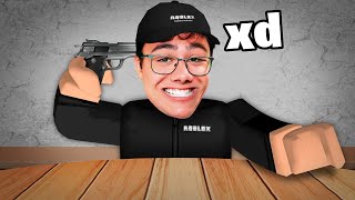 Jugamos a la Ruleta Rusa en ROBLOX 💀 [upl. by Dloreg]