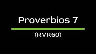 Proverbios 7 RVR60  Biblia Hablada  Español Latino [upl. by Akirahc]