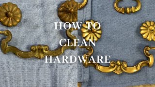 How to Clean Hardware with Brasso  Easy DIY Tutorial [upl. by Ainoyek]