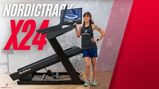 NordicTrack X24 Treadmill Review Ascend To New Heights [upl. by Toole]