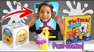 Reto del Pastelazo  Pie Face Showdown  Juegos Infantiles para niños [upl. by Palladin]