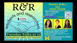 “Plastics Policy and Public Health” with Erica Bloom Melissa Cooper Sargent and KT Morelli [upl. by Bugbee292]