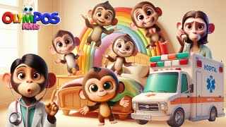 5 Little Monkeys  Five Little Monkeys  instrumental Karaoke Version  POPULAR NURSERY RHYMES [upl. by Adallard]