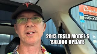 2013 Tesla Model S 190000 Mile Update Suspension Repairs at Electrified Garage [upl. by Eelyrag]