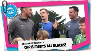 Chris Meets All Blacks Ryan Crotty and Israel Dagg  What Now [upl. by Ahsha990]