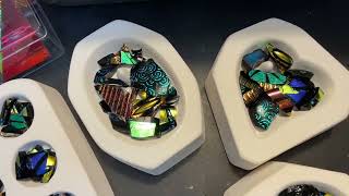 Using Fused Glass Jewelry Casting Molds [upl. by Wertheimer578]