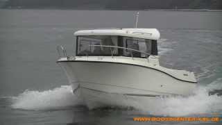 Quicksilver Captur 675 Pilothouse  Mercury F 150 XL EFI [upl. by Yliak59]