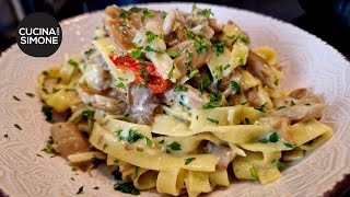 Fettuccine con i Funghi  Un classico della cucina popolare [upl. by Canica26]