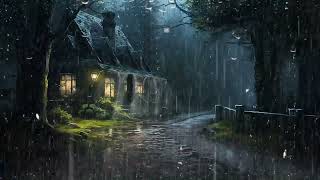 Insomnia Relief Relaxing Cabin Rain Sounds [upl. by Eniala]