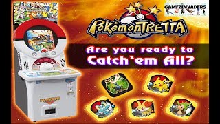 Pokemon Tretta TRADING CARD Arcade Game Can I catch em all Video 2 [upl. by Jillayne200]