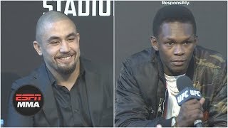 The best of Robert Whittaker and Israel Adesanyas UFC 243 press conference  ESPN MMA [upl. by Janot489]