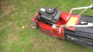 Mountfield Lawnmower Cold Start [upl. by Ano]