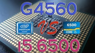 G4560 vs i5 6500  BENCHMARKS  GAMING TESTS REVIEW AND COMPARISON  Kaby Lake vs Skylake [upl. by Edaj]