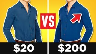 20 Dress Shirt amp 200 Dress Shirt  Average Vs Amazing Mens Shirts [upl. by Latoniah]