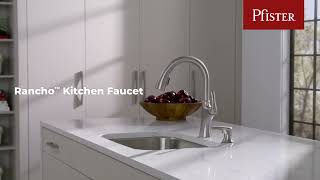 Rancho Single Handle PullDown Kitchen Faucet  Pfister Faucets [upl. by Bettye]