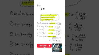 strain energy formula 1day revision structural analysis I  easy chapter [upl. by Preiser]