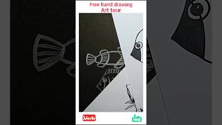 Free hand drawingart tourshortyoutubedrawing artyoutuber easydrawing art shortsfeed [upl. by Chretien533]