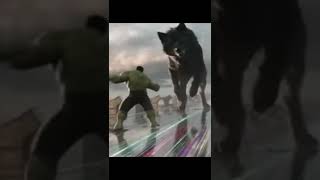 Hulk Vs Fenris Wolf  Marvel Studios [upl. by Rotce]