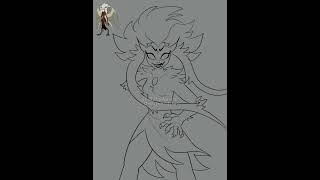 Drawing Eda’s Harpy Form in my Style art theowlhouse [upl. by Alrrats292]