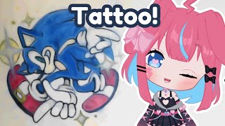 Sonic Adventure Tattoo  Speedpaint [upl. by Anselmo]