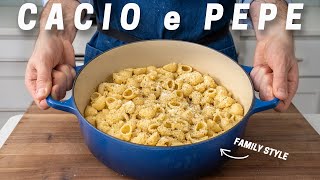 CACIO e PEPE FOR A CROWD Italians Will Hate Me For This [upl. by Yraek]