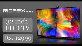 32 inch FHD TV just for Rs 12999 from Ridaex TV Made in India [upl. by Manuel]