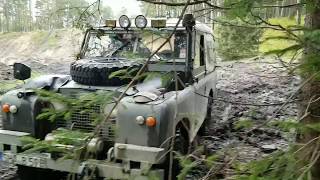 Pomerania Trophy 44  2x LandRover Series II offroad [upl. by Dis844]