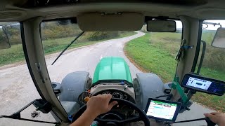 Manure Spreading  John Deere 6830 Premium  Joskin Tornado 3  POVDrive View [upl. by Kathryne]