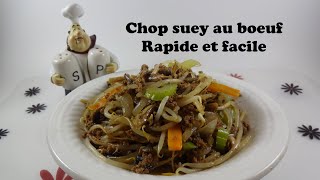 Chop Suey au boeuf [upl. by Flavian294]