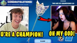 Clix finally helps Fraanticc unlock The FNCS PICKAXE Reward🏆 [upl. by Lorne130]