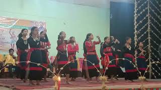 kormo sauduhakokborok song sabroom south tripura ki shyam sing hs school ki giris ki dance [upl. by Tansey]