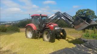 Case Ih Maxxum 140 MC quotSuper Soundquot  Silagem de Milho 2017  Corn Silage Portugal [upl. by Aleck]