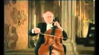 Rostropovich suona il preludio n1 per violoncello di Bach [upl. by Mendel]