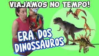 VIAJAMOS NO TEMPO PARA A ERA DOS DINOSSAUROS VIMOS DE PERTO O TIRANOSSAURO CARNOTAURUS RAPTOR [upl. by Elkraps]