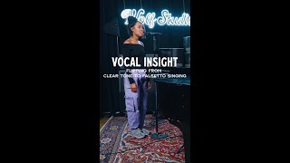 Vocal Insight Flipping from Clear Tone to Falsetto Singing [upl. by Gae114]