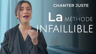 Comment chanter JUSTE la méthode INFAILLIBLE  apprendre à chanter juste [upl. by Nomyaw]