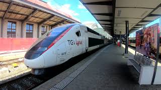 Treinen op station Basel SBB  Trains on Basel SBB station [upl. by Woothen]