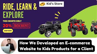 Ecommerce Website to Sell Kids Products Online  Just Completed a Kids Ecommerce Store  Review [upl. by Odnalref977]