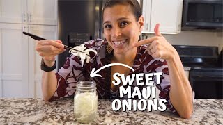 The EASIEST 5 ingredient SWEET PICKLED ONION recipe to that you can make at home [upl. by Lepine]