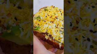 Grated Egg Avocado Toast  Viral Tiktok Recipe [upl. by Korten]