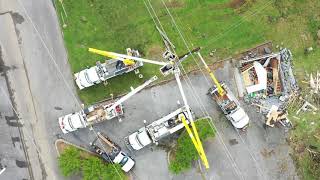 Chattanooga Tennessee EF3 Tornado  April 13 2020  EPB of Chattanooga [upl. by Farnham]