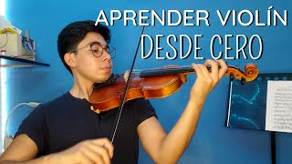 Como TOCAR VIOLIN Desde Cero Sin Profesor Fácil y Rápido  Principiantes [upl. by Chansoo]