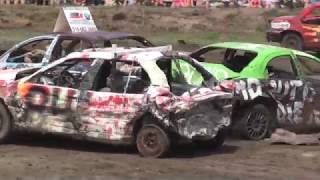 Comber Fair Demolition Derby 2017  6 Cylinder [upl. by Roosnam]