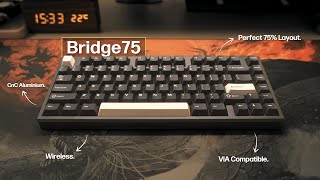 Keyboard 75 Aluminium Wireless 1 Jutaan SEMPURNA Review Bridge75 By Shortcut Studio [upl. by Neelac125]