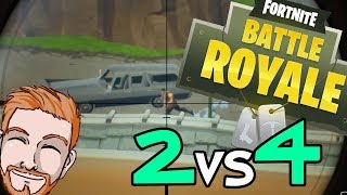 Fortnite Battle Royale  zu zweit gegen Squads  German Deutsch Gameplay [upl. by Maurey]