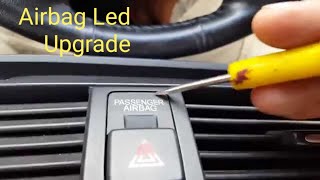 HOW TO REMOVE ACURA TL HAZARD BUTTON AND INSTALL LED BULB [upl. by Ormiston264]